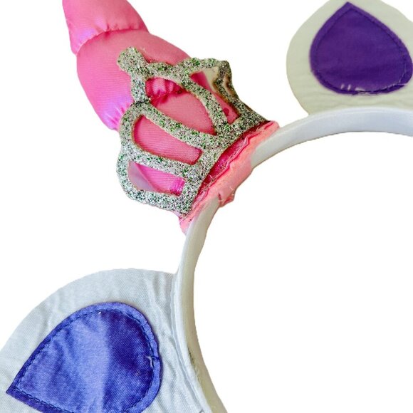 Girls Pink Gltter Colorful Unicorn Headband Fashion Party wear Hair accessory - Picture 4 of 5